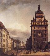Bernardo Bellotto Square with the Kreuz Kirche in Dresden oil